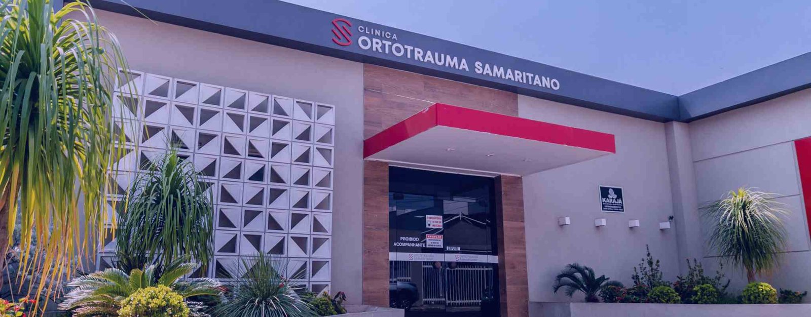 Fachada real da Clínica Ortotrauma Samaritano em Goiânia